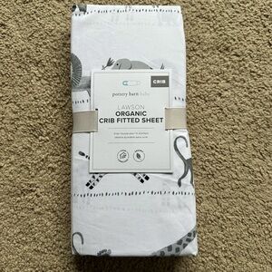 Pottery Barn Baby Lawson Organic Crib Fitted Sheet- NWT